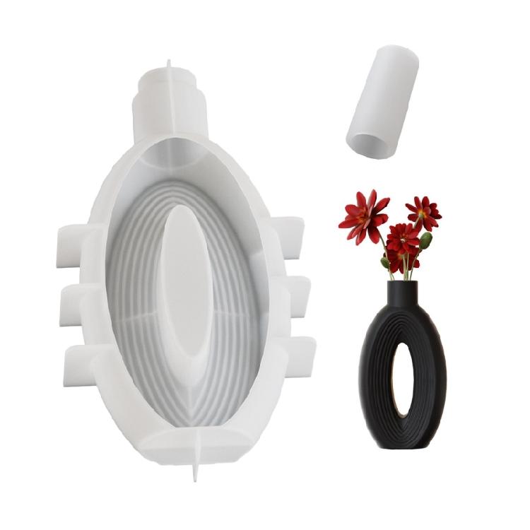 Silikonvase im nordischen Stil Gipsform für handgefertigten Schmuckhalter Zubehör Elegante Tischdekoration Form