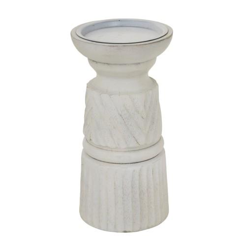 Hill Interiors Carved Candle Holder