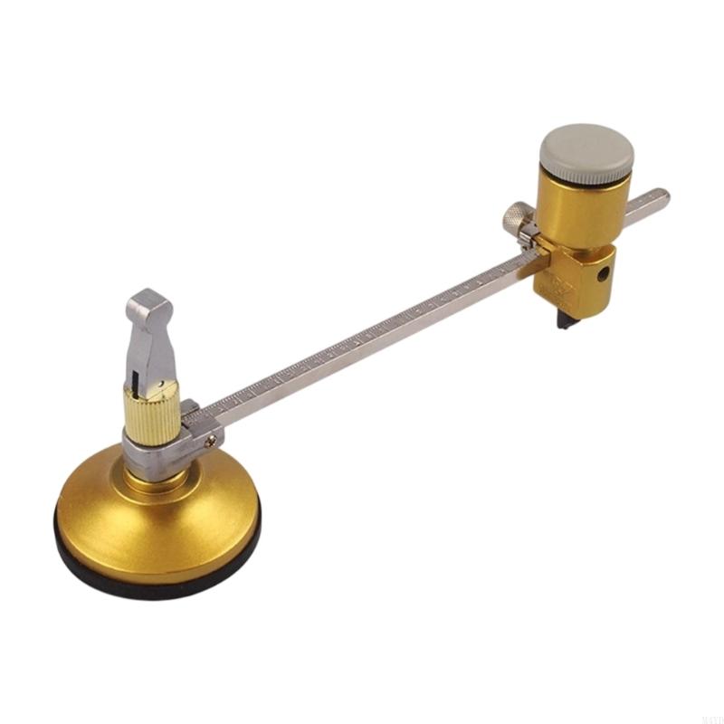 Circular Glass Cutter Adjustable Circular Suction Cup Cutter Glass Circular Gauge Cutter Alloy Window Hole Opener Glass M4YD
