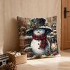 Pillow Case Luxurious Home Office, Sofa Decorative Multi Sized Car Seat Cushions, Pillowcases Retro Snowman Cute