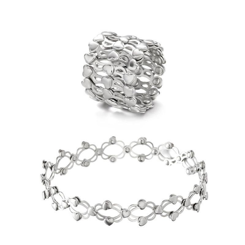 , new creative telescopic ring, deformable copper bracelet, fashionable size adjustable ring
