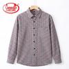 Langsaha Women's Loose-Fit Plaid Long-Sleeve Casual Shirt