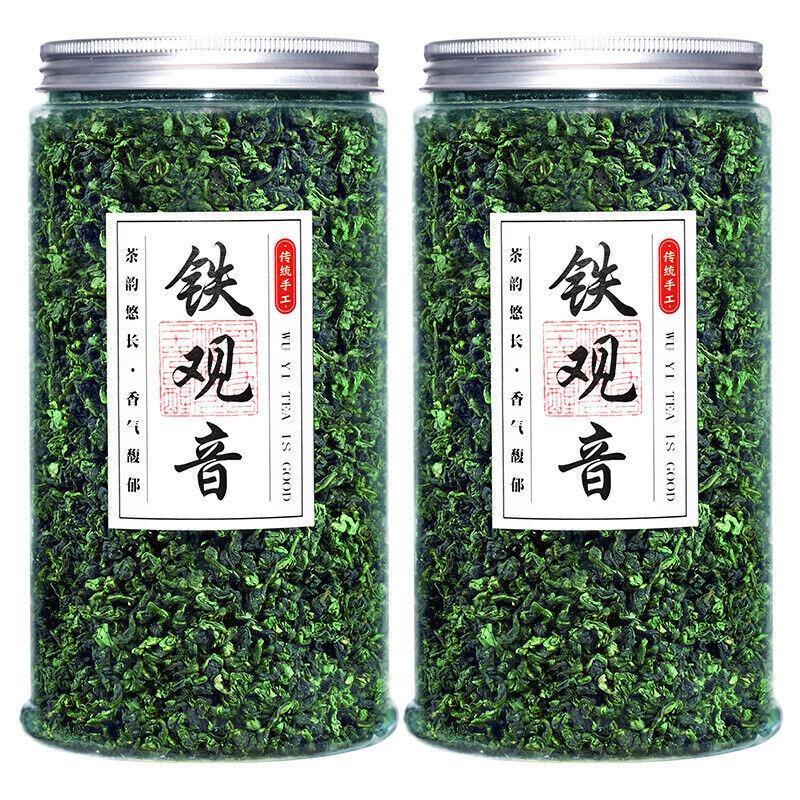 2024 New Anxi High Mountain Tieguanyin Oolong Tea Strong Aroma Bulk Canned 250g