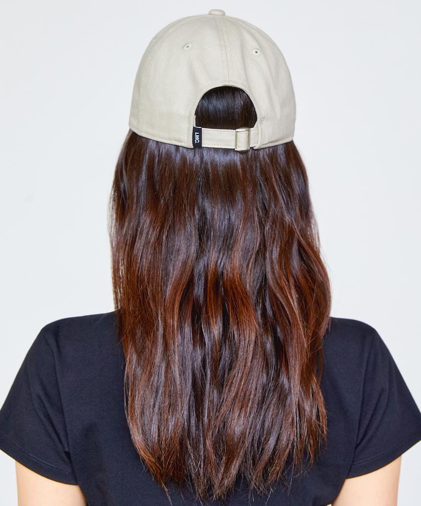LMC Serif Logo 6Panel Cap Beige