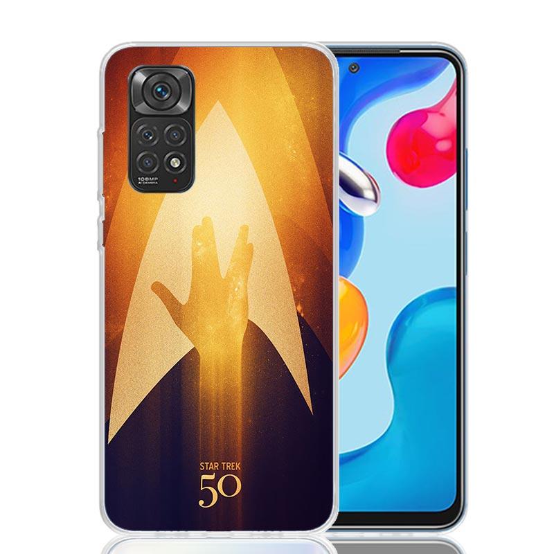 Star Movie T-Trek Phone Case For Xiaomi Redmi Note 13 14 15 Pro Plus 12S 12 14S 11S 11E 10 10S 11 11T 5G 4G Cover Coque Redmi No