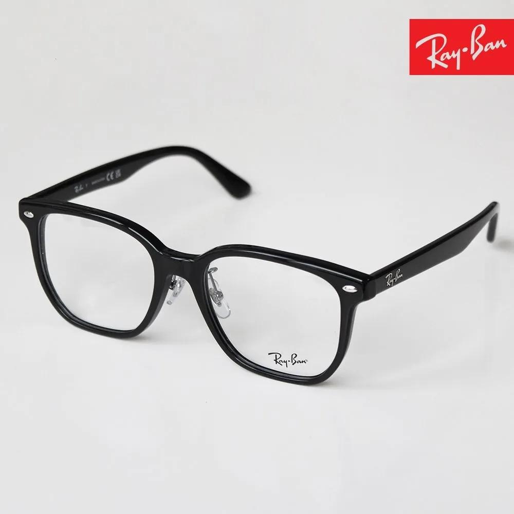 Ray-Ban Glasses Large Horn-rimmed Square Frames Men Women RB 5425 D 2000 Black