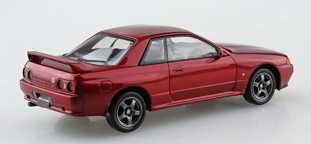 Aoshima Bunka Kyozai The Snap Kit Series Nissan R32 Skyline Red Pearl Plastic Model Kit (AOSHIMA) 1/32 GT-R Pre-Colored 14-E