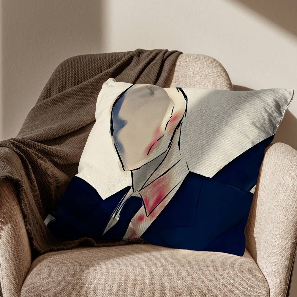 game cool Slender Man Pillow Case Office Cushions Suitable For Sofa Car Bedroom Decorative Cushion Cover