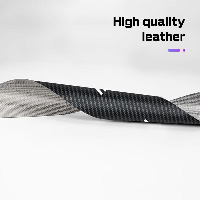 For Skoda Octavia KAMIQ KODIAQ SUPERB RAPID KAROQ FABIA YETI Car Door Sill Scuff Plate Decor Carbon Fiber Stickers