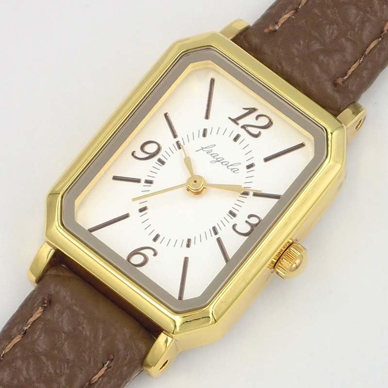 follow (Follow) Watch fragola (Fragola) Rectangular Watch H02126S-1 DBR