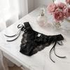 Mesh Ruffle Floral Bowknot Panties Bow Ribbon Underpants Lace Flower Transparent Briefs  Lady
