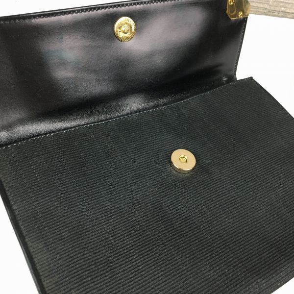 Hergestellt in Westdeutschland Vintage COMTESSE Zweite Clutch Schwarz(GEBRAUCHT)
