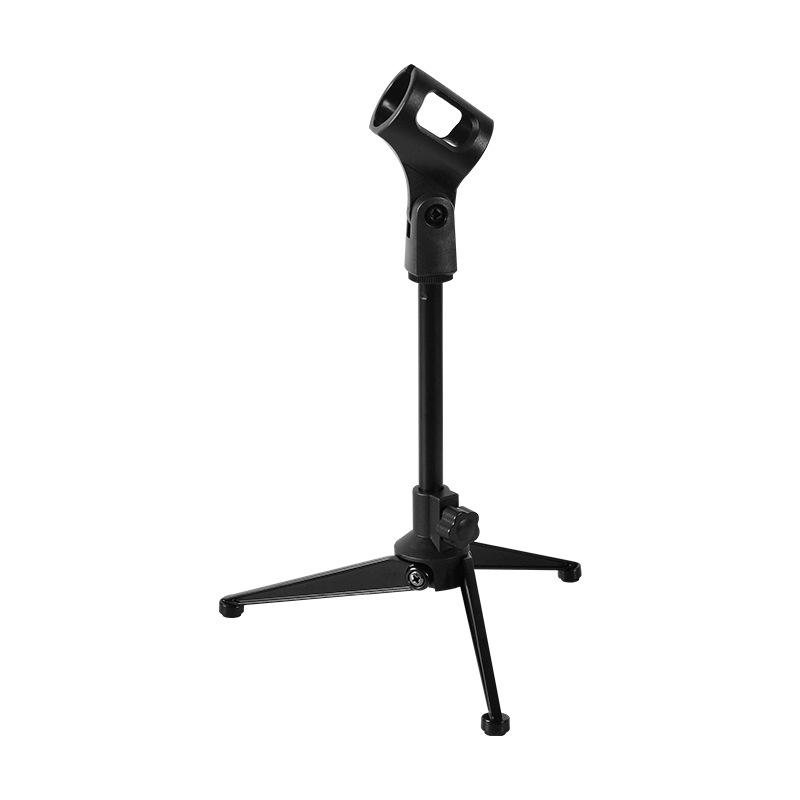 Multifunctional Desktop Stand with Dual Microphone, Fill Light, and Mobile Phone Holder for Beauty and Live Streaming