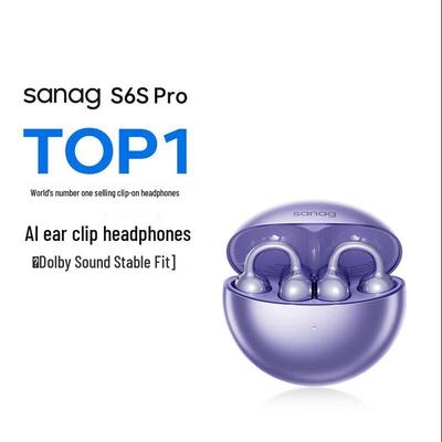 S6S Pro Open-Ear Bluetooth Ear Clip Headphones