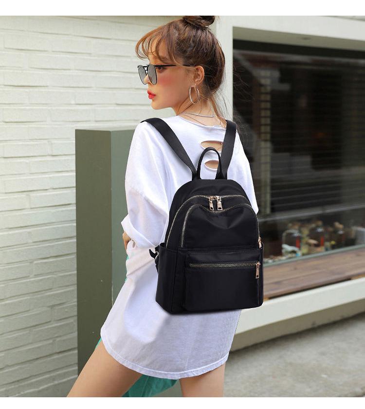 Trendiger Vielseitiger Rucksack im Koreanischen Stil für Damen: Großes Fassungsvermögen, Wasserdicht, Reise- & Wickeltasche