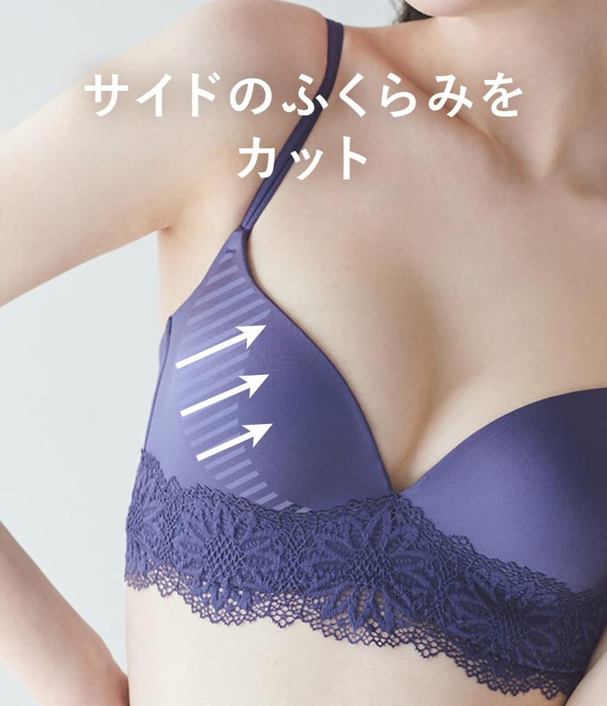 to see through seamless not high slimming slimming excess Smart D75 [Peach John] [Hard T-shirt bra, bra, see-through, slimming, armpits, underarms,