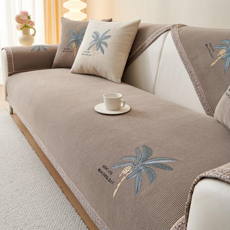 

Ткань с изображением ананасового дерева в скандинавском стиле Instagram, диванная подушка из синели с вышивкой, универсальная нескользящая подушка на четыре сезона 70*70