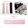 Dekori Makeup Brush PU Leather Cosmetic Case with Large Portable Makeup Brush Organizer and Multifunctional Travel and Portable for Holds 10 Brushes