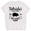 Satriales Pork Store Funny Mob Mafia Sopranos New Costume Vintage Retro Humor Tee Shirt Unisexs Tshirt