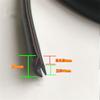 1.8M Universal Rubber Under Front Windshield Wiper Plastic Panel Sealed Strips