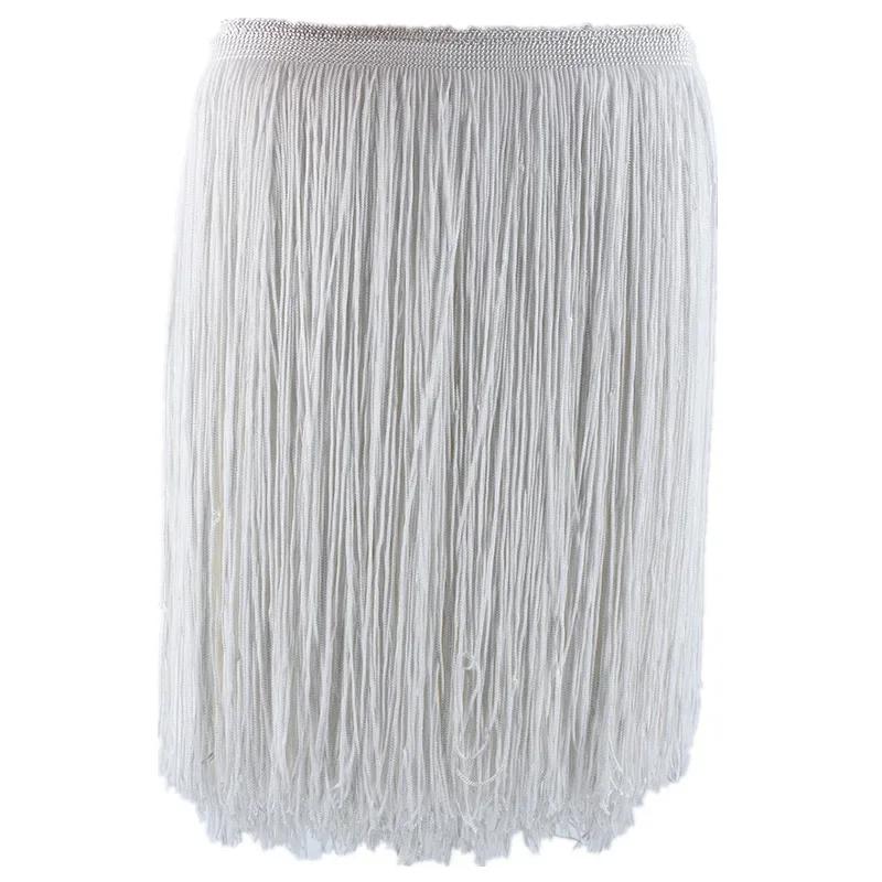 10yard/lot 15cm/20cm/30cm Polyester Tassel Lace Fringe Trimming Latin Dance Clothing Accessories DIY Curtain Decoration JK142