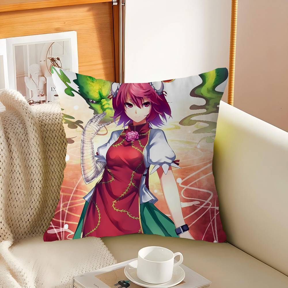 

K-Kasen Ибараки Мультяшная Анимация Наволочка Чехол для Подушки Дивана Украшение Дома Комнаты Детский Подарок 12x12Inch