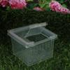 1PC Household Plastic Reptile Accessories Transparent Reptile Habitat Lizard Living Box Insect Feeding Box Hatching Tank