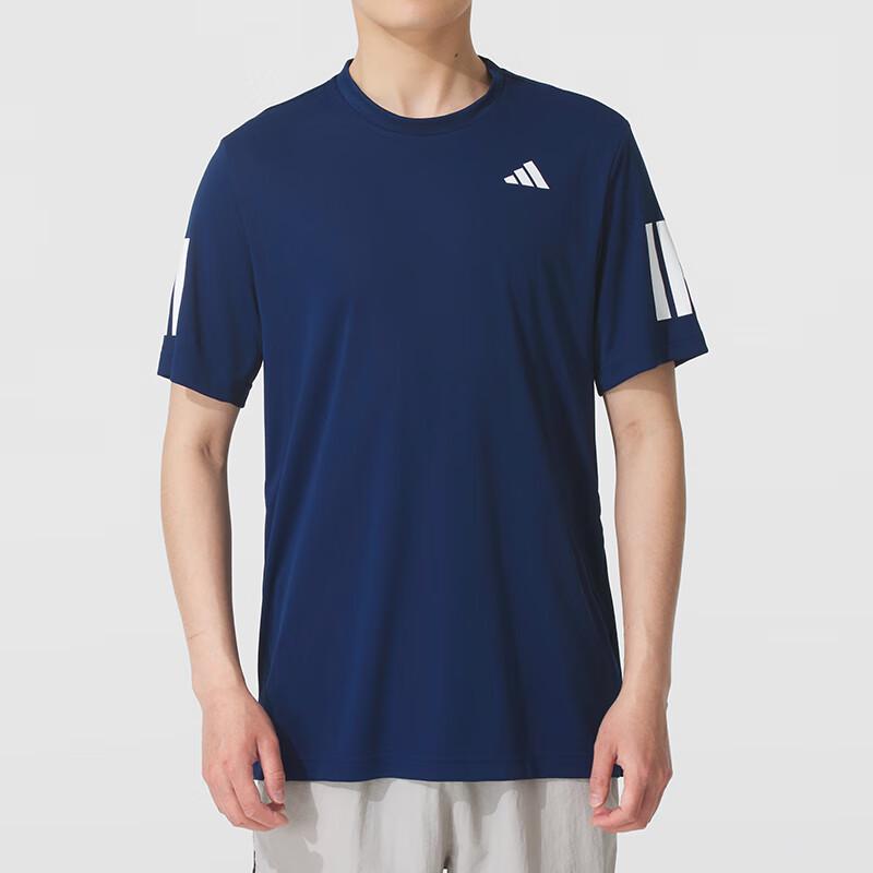 Adidas Men s CLUB 3-Stripes Short Sleeve T-Shirt JN5730 L