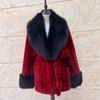 2025 New Winter Women's Fur Coat Imitation Fur European and American Fox Fur Coat New Gold Mink Fur Outer