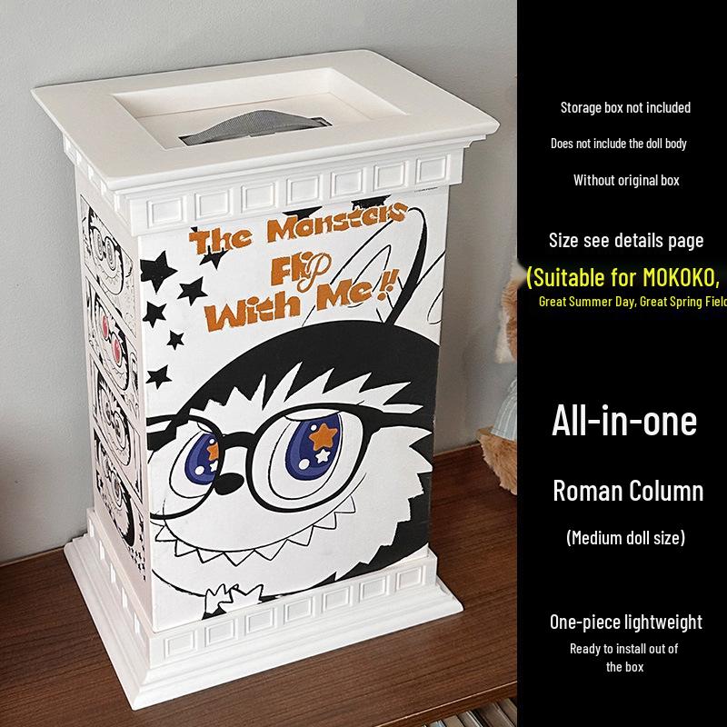 Labubu Treasure Vault Acrylic Display Box - Dustproof and Transparent for Trendy Toy Storage 4240₽