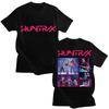 Huntrix Anime KPop Dämonenjäger Grafik T-Shirts Herren Damen Trendy Ästhetisches T-Shirt Lässig Übergroß Baumwoll T-Shirt Streetwear