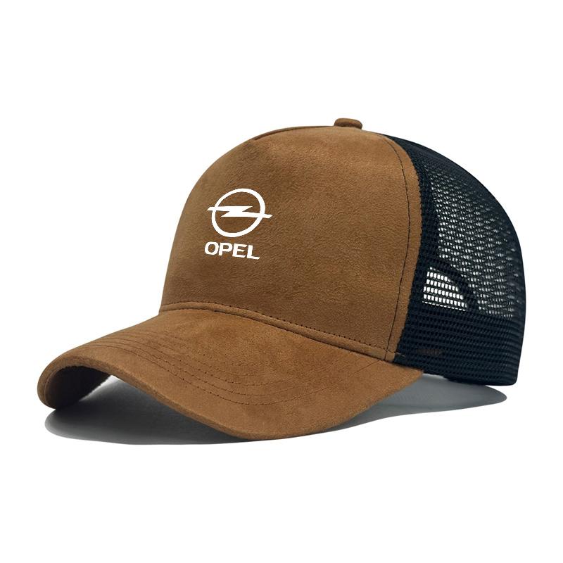 Fashion Opel Logo High-quality Suede Mesh Baseball Hat Letter Embroidery Design Outdoor Sport Cap For Opel Astra Insignia Vivaro