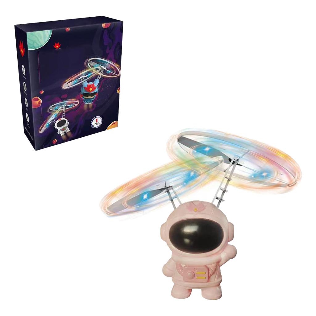 Létající kosmonaut Dětská hračka Zábavná Inovativní Infračervená Indukce Létající Kosmonaut Dron Hračka s LED