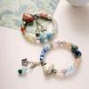 Chinese Exquisite New Ceramic Shell Scallop Bracelet Butterfly Charm Summer 2024