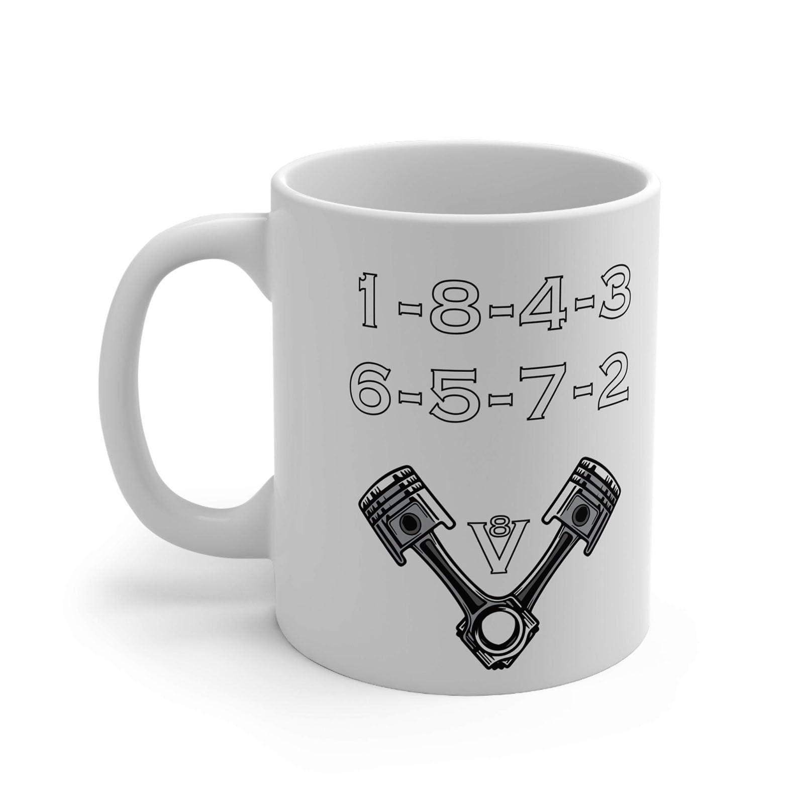 

Кружка для кофе, Двигатель автомобиля, Бесплатная замена объема, Автомобильный энтузиаст, Механик, Подарок для One Size белый