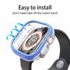 PC Protective Case For Apple Watch Ultra 2 49mm 11 10 9 8 7 6 5 SE Screen Anti-falling Cover Shell iWatch 46mm 42mm 45mm 41/44mm