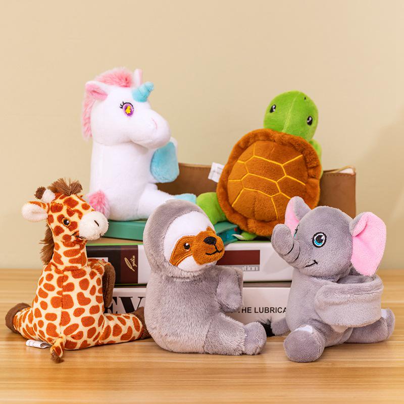 Cute Animal Slap Bracelet - Unicorn, Elephant, Deer, Turtle Plush Toy