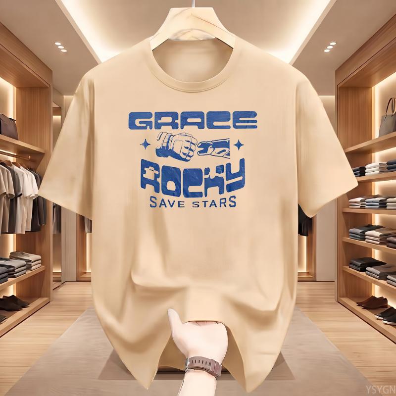 Grace Rocky Save Stars T Shirt Project Hail Mary Tshirt Rocky Alien Friendship Space Graphic Tee Book Lover Clothing