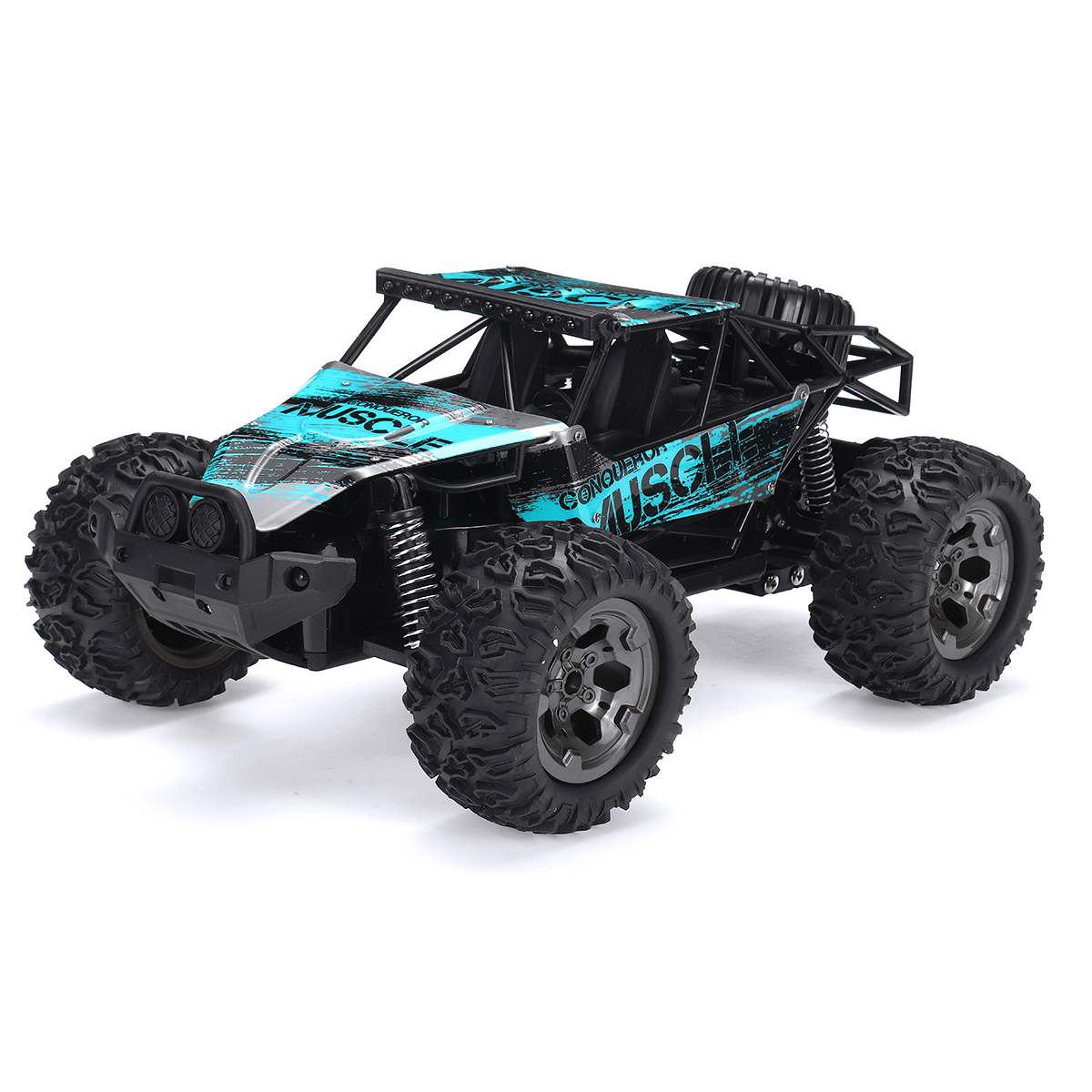 

1:12 30 км/ч 2WD RC автомобиль с дистанционным управлением внедорожные гоночные автомобили автомобиль 2,4 ГГц гусеничные электрические грузовики-монстры для детей и зелёный