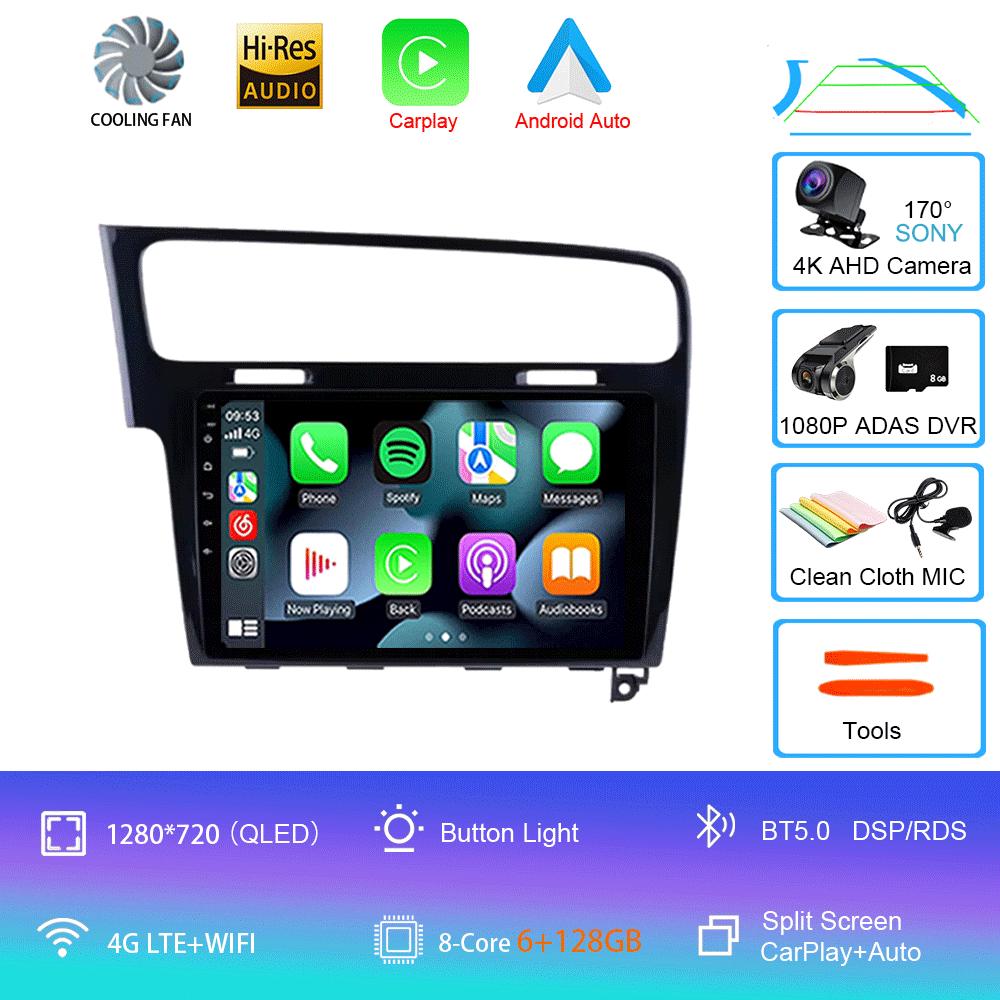 Android 14 Car Radio For Volkswagen Golf 7 2012 - 2020 Multimedia Video Player Navigation stereo GPS No 2din 2 din dvd