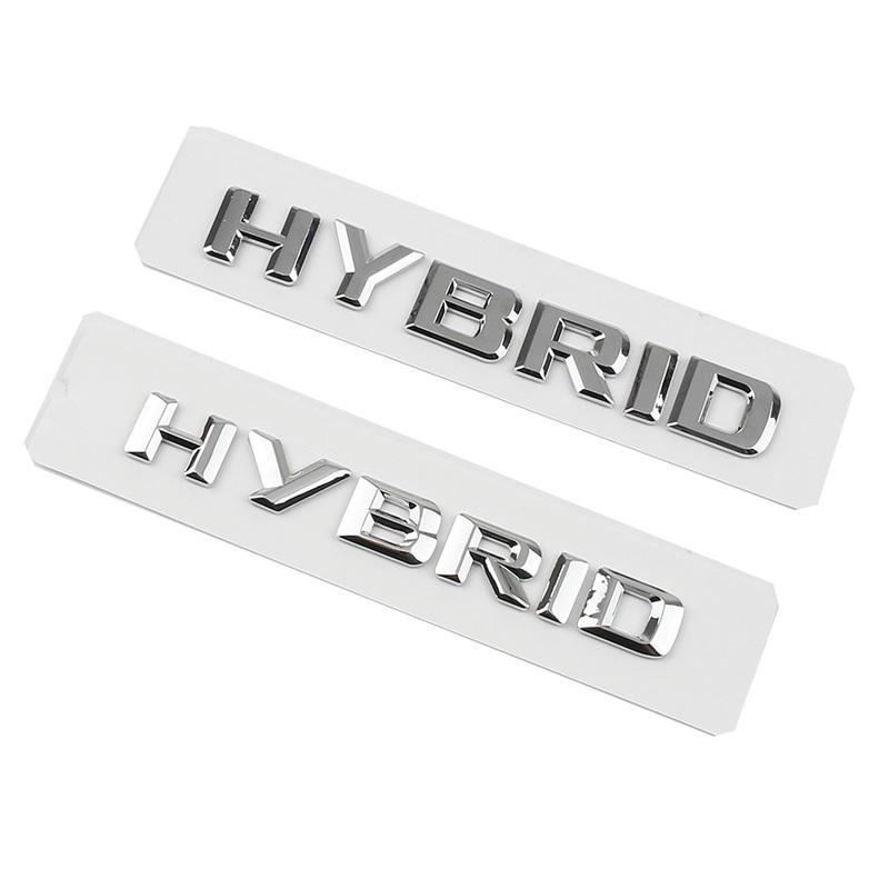 3D ABS Hybrid Letter Emblem for Mercedes Benz C260 E260 E350 S320 S560e S400 Rear Logo Trunk Badge Car Sticker Modified