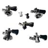 Keg Head Set - ICH-ZAPFE.DE - 5 Liters - NC Gas Connection - Black - Durable Metal