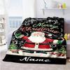 Christmas Gift Customize Your Name Blanket Gift Customizable Blanket Ultra-Soft Great for Office Chair Home Decor Living Room Bedding