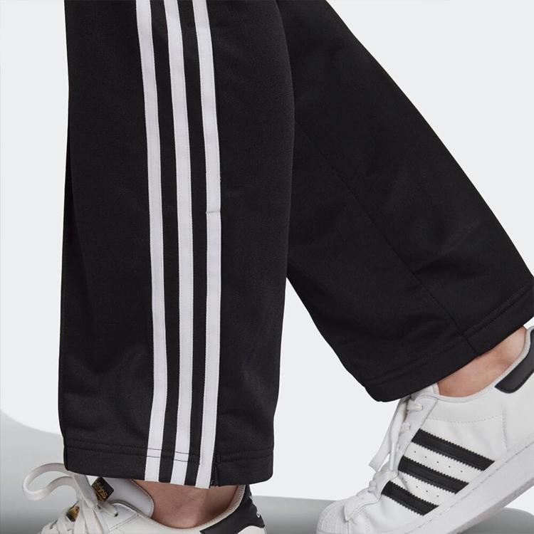 Adidas Originals Trefoil Stripe Logo Joggers Women Bottoms Black GN2819
