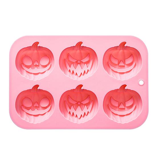 Silikonová forma na pečení dýně 3D formy na dorty Halloweenská tématika Forma na muffiny Forma na horkou čokoládu Forma na výrobu mýdla a svíček
