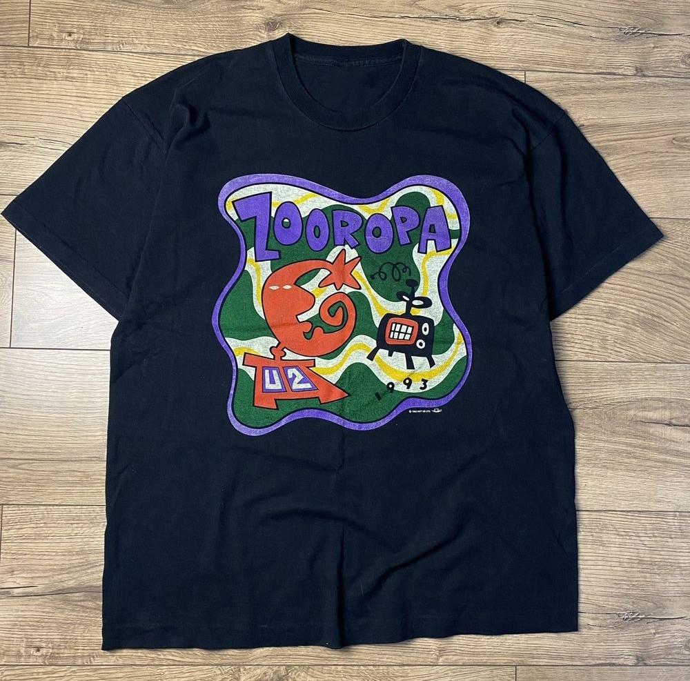 

НОВЫЙ 1993 U2 ZooRopa Tour Футболка Размер S-5XL Репринт Редкий XXL