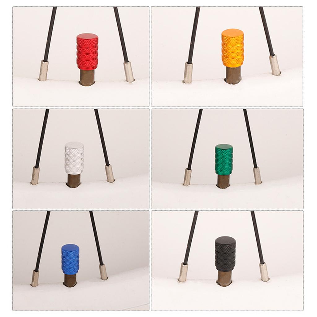 Aluminum Valves Caps Set Heavy Duty Aluminum Valves Stem Covers Wheels Valves Stem Caps for Motorcycles Trucks & Bikes
