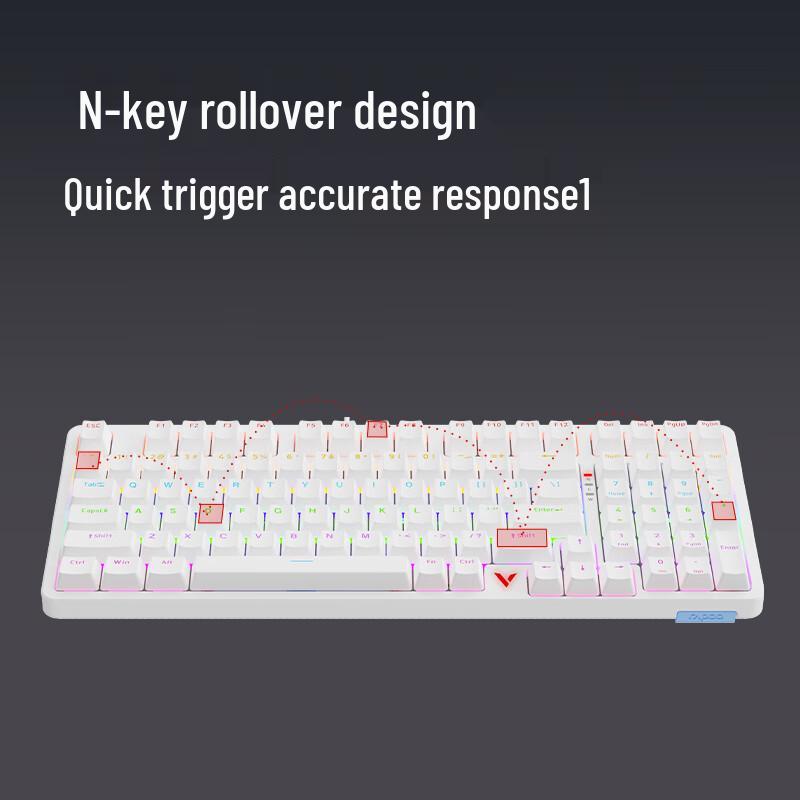 Rapoo V500PRO-98 Wired Mechanical Gaming Keyboard