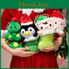 Christmas Santa Penguin Plush Toy With Pp Cotton Filling For Holiday Decor And Gifts