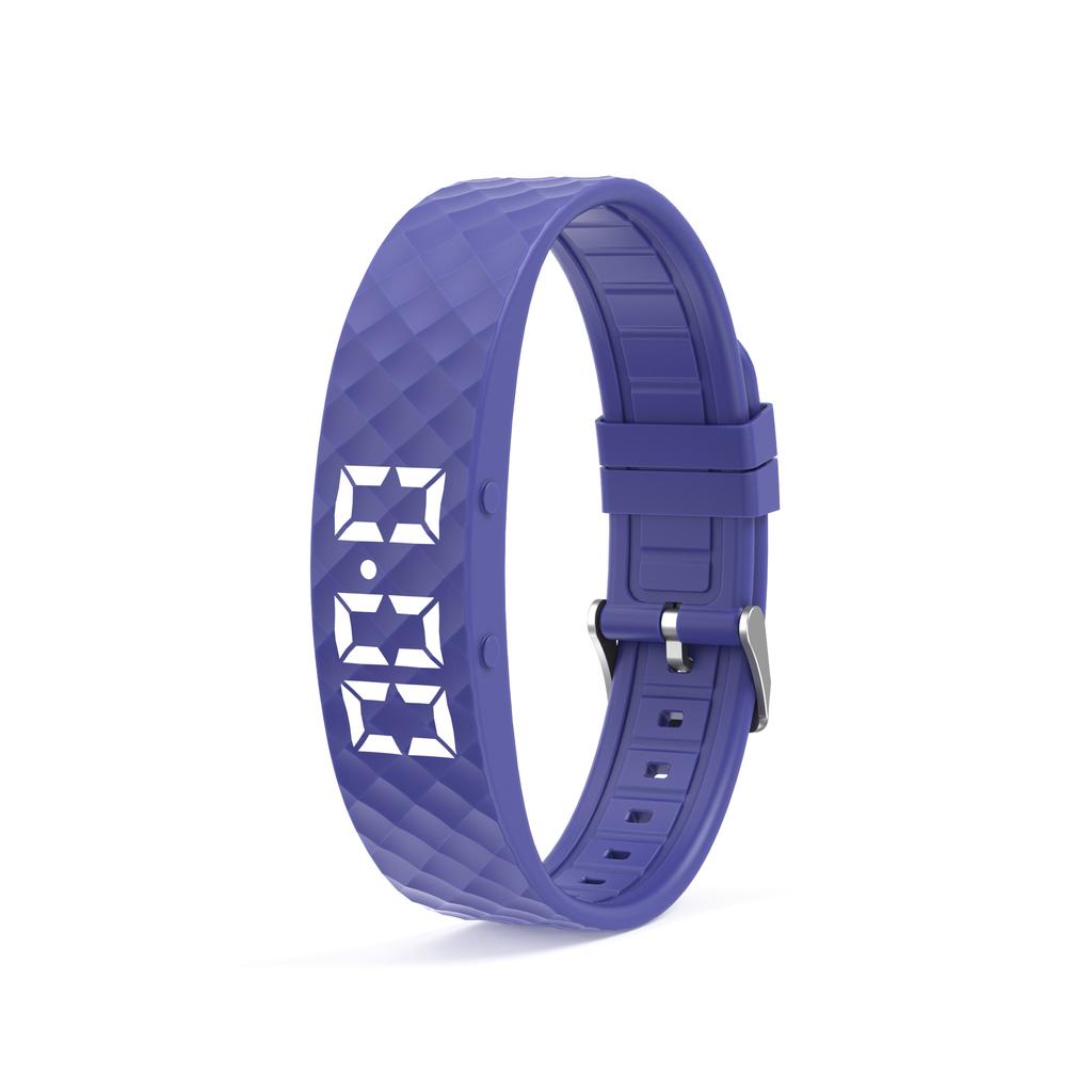 Braccialetto Intelligente LED Digitale Impermeabile Smart Clock Smartband Con contapassi per la corsa Monitor Smart Band Allarme Vibrante Promemoria